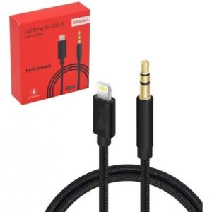 SX-34 – Lightning To DC3.5 Aux Data Cable Hi-Fi Stereo (Original)