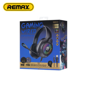 Remax RM-705 Wired Headphones Earphones Gaming Headphone Headset With Mic