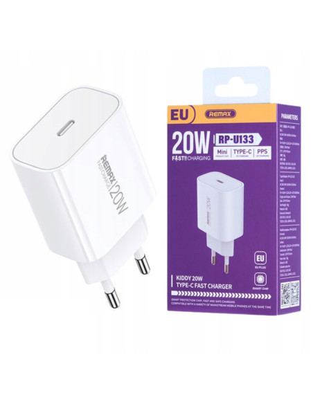 REMAX 20W Fast Charger RP-U133 (Type C)