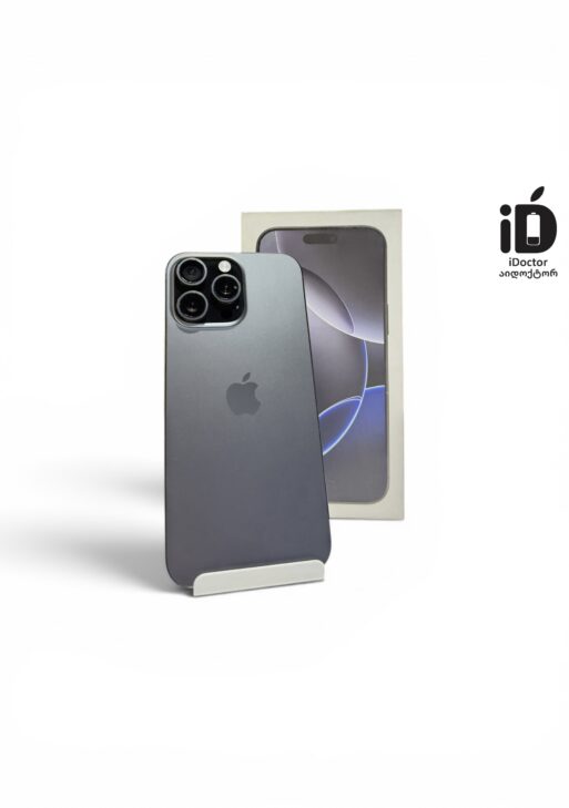 iPhone 16 Pro Max 512GB E-Sim Black Titanium