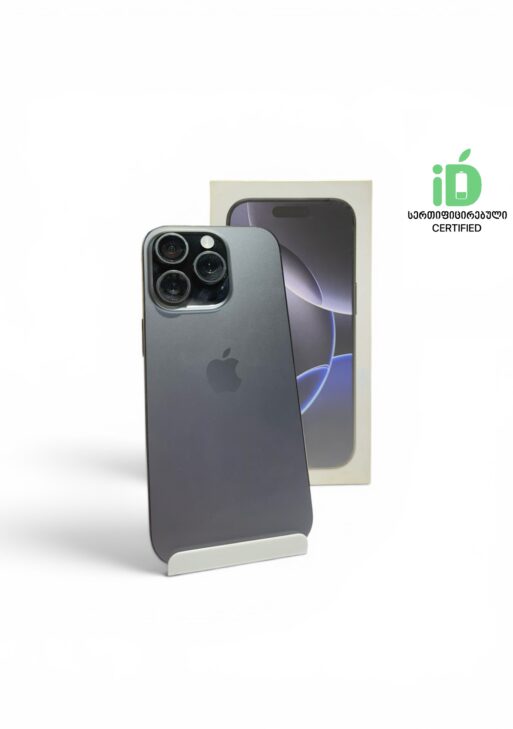 iPhone 16 Pro 256GB E-Sim Black Titanium