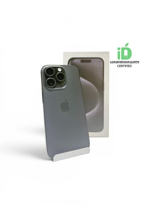 iPhone 15 Pro 128GB eSIM Black Titanium – BH 89%